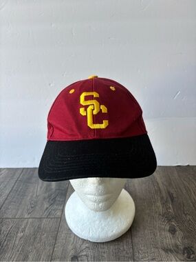 USC Trojans + Banc of California Two-Tone Maroon and Black Baseball Cap one size